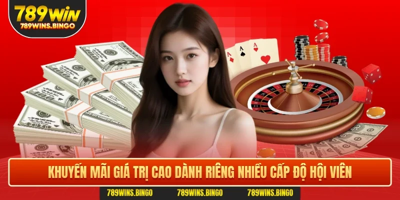 Khuyến mãi giá trị cao dành riêng nhiều cấp độ hội viên
